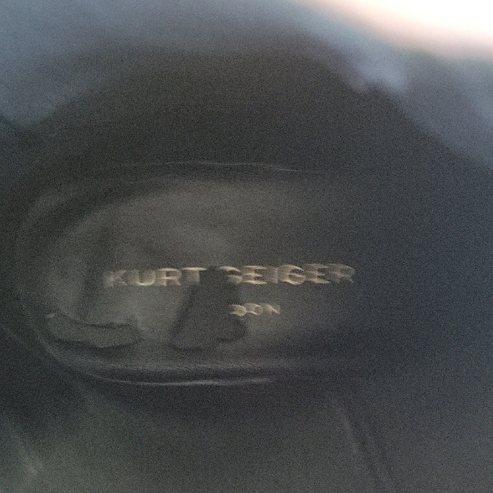 Kurt Geiger London Lug Sole Rainbow Platform Black patent Rainbow Sole Sz 39 - Picture 8 of 11